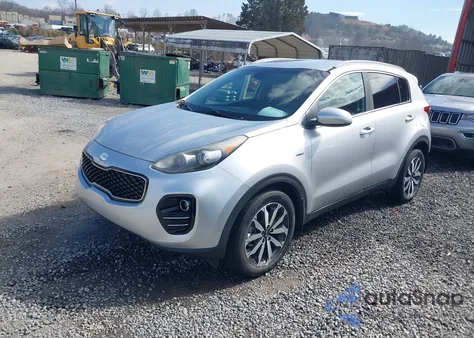 2017 Kia Sportage Ex from USA, damaged, VIN KNDPNCAC2H7280923